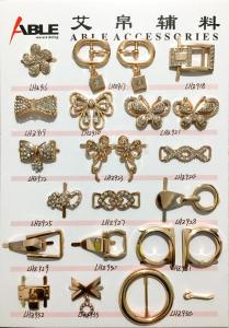 China Shoe buckle shoes decorations zinc alloy sandal buckle and bags factory