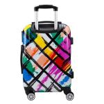 Customized Logo 0.8mm ODM 190D 4wheel Cabin Luggage