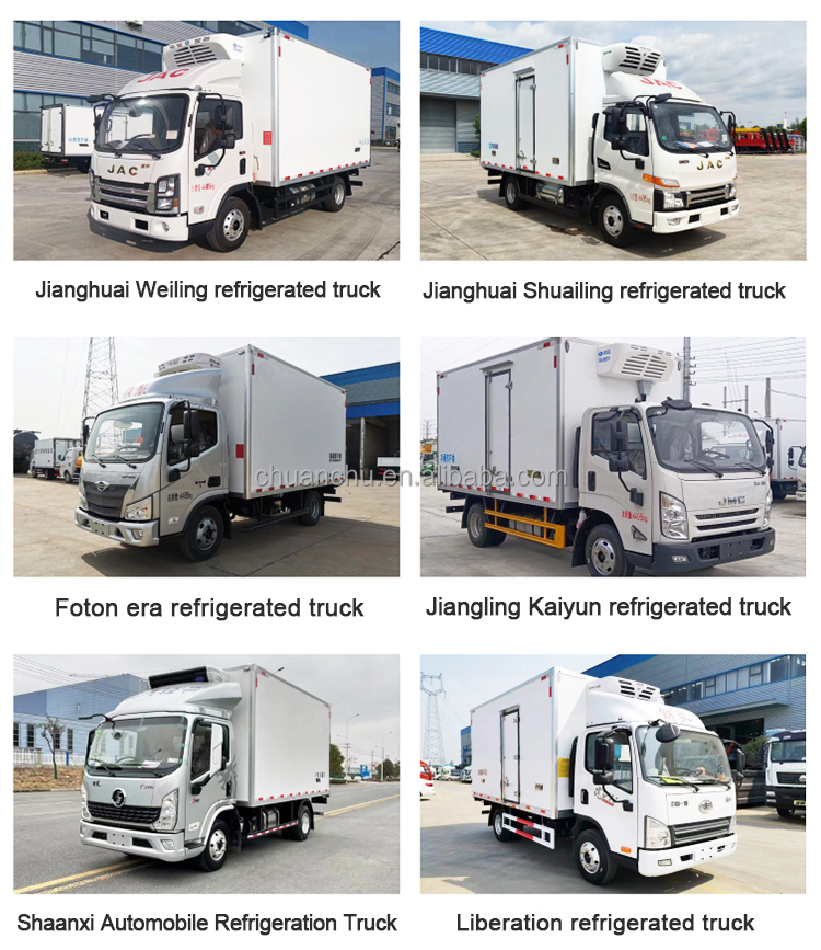 Howo 4x2 Refrigerated Truck Wide Body Automatic Transmission 4000x2100x2100 mm Box Dimensions Gross Vehicle Weight ≤5T