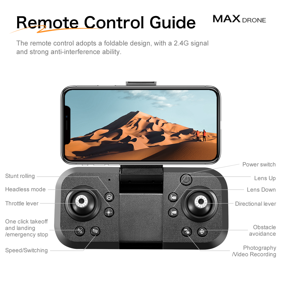 Drone Type Xt606 Aerial Airplane 2.4g Wifi Fpv Real Time Transmission Brushless Motor Drone 4k Pro 100m App Control One Key Takeoff Landing
