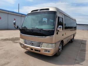 China Mini Public Transportation Used Coaster Bus 30 Seaters Passenger Diesel Engine 1hz factory