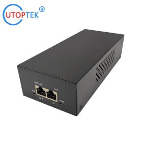 China 10/100/1000/2500Mbps 90W Gigabit 2.5G Standard POE Injector 802.3af/at/bt PoE data &amp; power:100meters for Cameras wireless AP factory