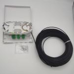 6Cores LC/APC Pre-Connectorized Optical Distribution Box 6Fibers Wall Outlet PTO