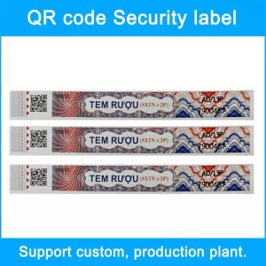 Anti Counterfeit Label with Silkscreen Offset and Digital Printing Options