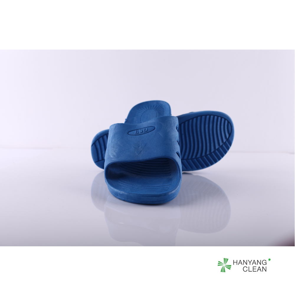Anti static SPU blue slippers work shoes slipper esd sandal