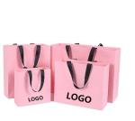 Exquisite Hand Length Handle Sealing Cardboard Luxury Multicolor Printing Bags