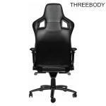 Comfortable High Back Office Chair , Black Pu Leather Race Car Style Office