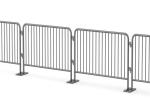 Powder Coating Temporary Construction Fence , Temporary Yard Fence