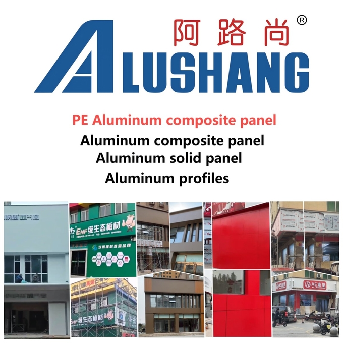 2440mm PE Aluminum Composite Panels Limitless Exterior Wall Cladding Scratch Resistant Cloth Pattern Pvdf Coating On Aluminium Design