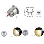 Mini Led Spotlight 1W Recessed Under Cabinet Light Showcase TV Rooms Decorative
