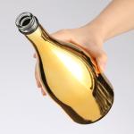 375ml 500ml 750ml Wine Bottle Electroplating Champagne Glass Bottle Sealed with