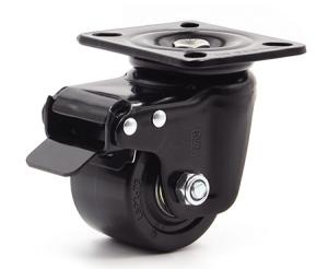 China Caster Nylon 75mm Industrial Casters With Brakes 700kg factory