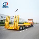 20t Fuwa Bpw Steel Axle Lowbed Trailer for Excavator Loader Heavy Equipment