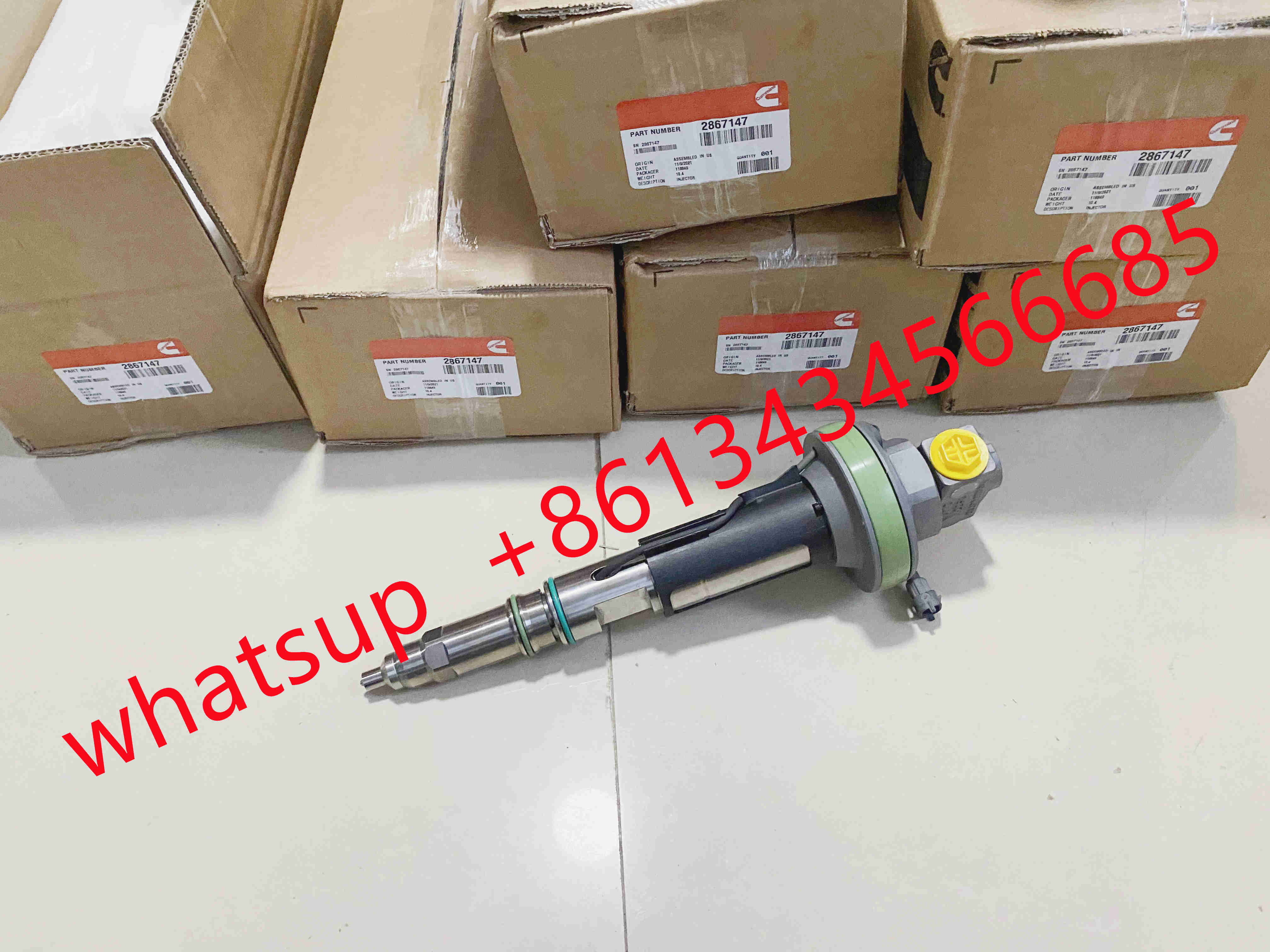 Good Quality Diesel Fuel Injector F00BJ00000 F00BJ00001 Y431K05392 2867147 For QSK19 QSK38 QSK50 Engine