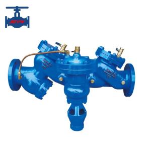 China Ductile Iron Flanged Anti Fouling Isolation Valve With Strainer factory