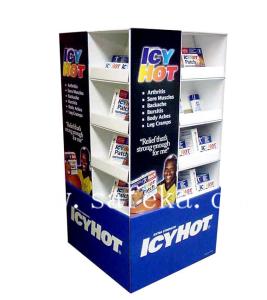 China Custom Cardboard POS Pallet Displays in pharmacy stores factory