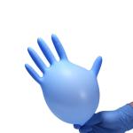 Anti Virus Disposable Protective Gloves / Disposable Nitrile Examination Gloves
