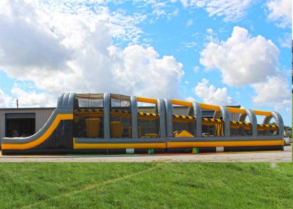 80' *14' *16' Toxic Drop Inflatable Obstacle Course / assault course for