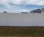 1.8m Height Wooden Grain Rigid Vinyl Fence For Home Sercurity Vinyl Fence