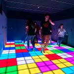Amusement Park Interactive Projection Hopscotch Floor Activate Games Grid Led