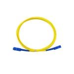 Yellow ST To ST Fiber Patch Cable G652D G657A1 , 3.0mm 0.9 mm Fiber Optic Jumper