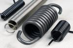 Black coated car suspension coil springs and extension coil spring for fork lift