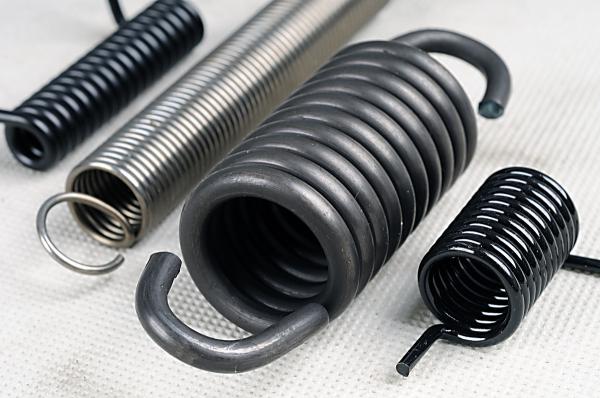 Black coated car suspension coil springs and extension coil spring for fork lift