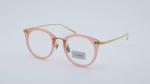Fashion retro round Eyeglasses for Ladies Daily Eyewear accetate metal eye care