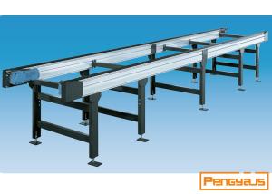 China MB-G Mini Curve 45 Degrees 200mm Inner Radius 6m/Min Pallet Flow Conveyor factory