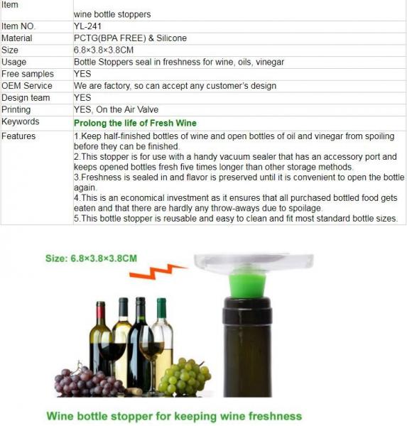 Wine Bottle Vacuum Saver Sealer Preserver Pump Cap Stopper, Wooden Head Plastic Rubber Silicone Vacuum Pump Sealer Wine