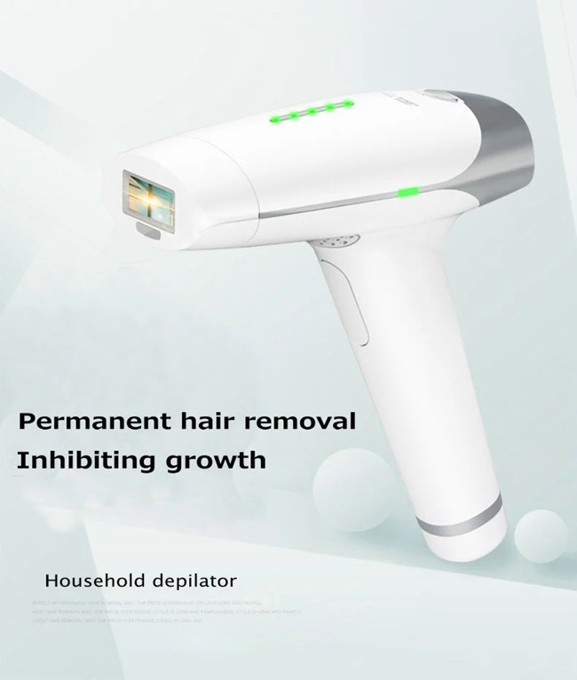 Gold White 300000 Flashes 50 / 60Hz IPL Diode Hair Removal