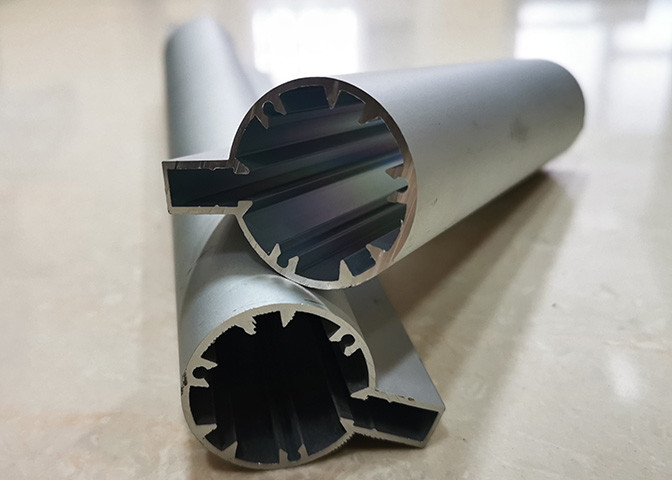 6063 T5 Extrusion Aluminium Profiles Curtain Track Rods Noiseless