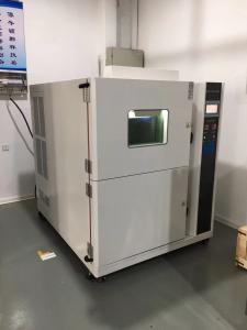 China 36 Liters Small Size Thermal Shock Test Chamber -55C~+150C With 300W Heat Load/5kg Aluminum Ingot factory