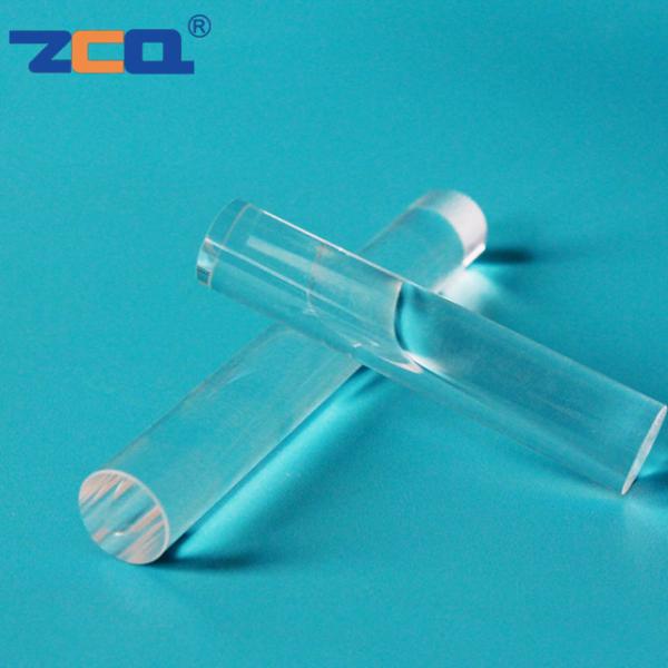 Circular Quartz Glass Rod OD 3.45mm End Fire Polishing for optical communication