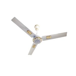 China Solar Rechargeable 12V Ceiling Fan DC 56 Inch With LED Lights factory