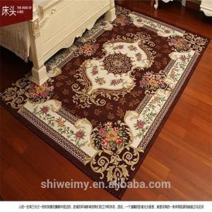 China Jacquard 50%acrylic 40%polyester 10%cotton rug for living room factory