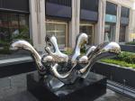 Hotel Decoration Modern Metal Outdoor Sculptures Water - Drop Accept Custom