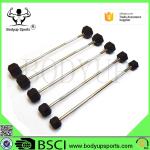 Fixed Hex Head Fitness Equipment Barbells With Curl Or Straight Bar