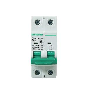 China Mcb Mini Circuit Breaker 63 Amp SCB8T AC MCB Switch factory