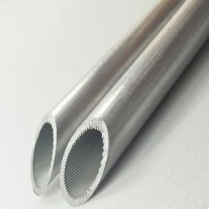 China 3003 Aluminum Grooved Aluminum Pipe External Diameter 7 Mm factory