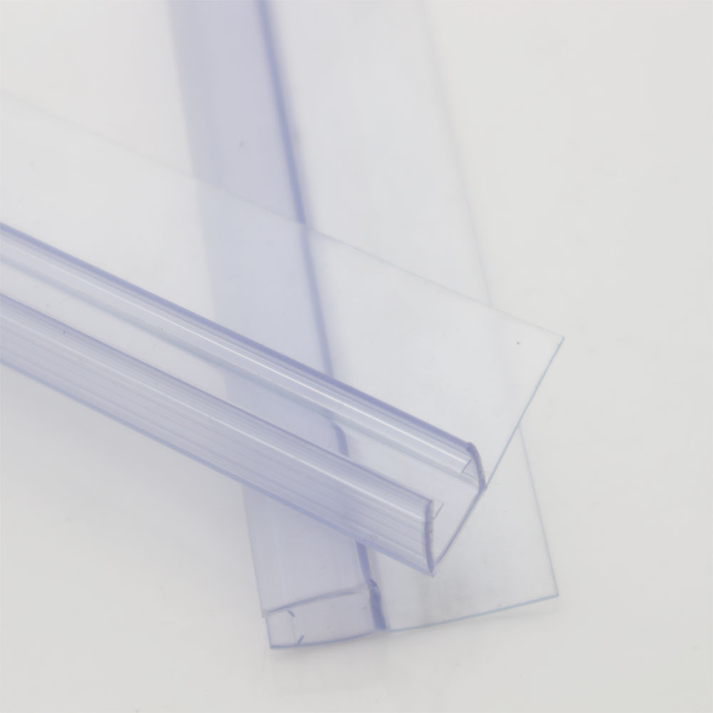 Long Lift Function PVC Plastic Shower Door Bottom Seal Strip for Modern Bathrooms