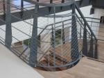 Stainless Steel Cable Mesh For Architectural Construction Building Facade Safety