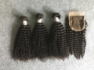 China Healthy Natural Black 100 Virgin Peruvian Hair Soft And Smooth With Closure factory
