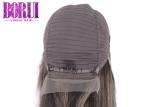 Silky Straight Colored Bob Wigs Pre Plucked With Baby Hair Mixed 100% Brazilian