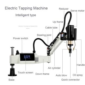 Servo Motor Electric Tapping Machine Threading Machine With DIN ISO JIN Tapping