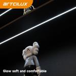 Decoration Aluminum LED Strip Indoor Light Profile PC Mask Oblique A2Q06.Pro