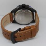 Eco Friendly Genuine Stainless Steel Waterproof Watches 3-5 ATM With Leather