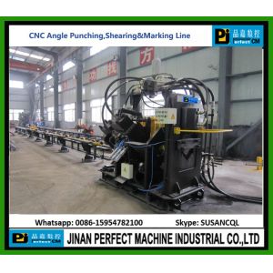 China Single Blade CNC Angle Punching, Shearing & Marking Line (Model BL1412A) on sale