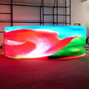 China High Resolution P4.81 Curved LED Screen Outdoor Rental 360 Degree LED Display factory