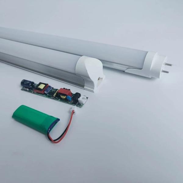 No Flickering Battery Emergency LED Tube Lights with IP44 Non-Waterproof PF0.9